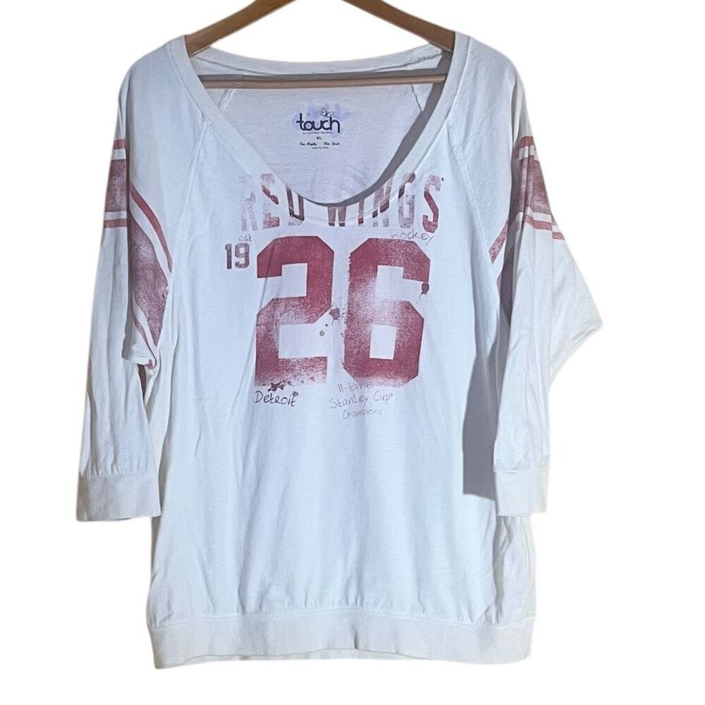 Touch Woman’s Sports Red Wings Hockey‎ 28 Sz XL